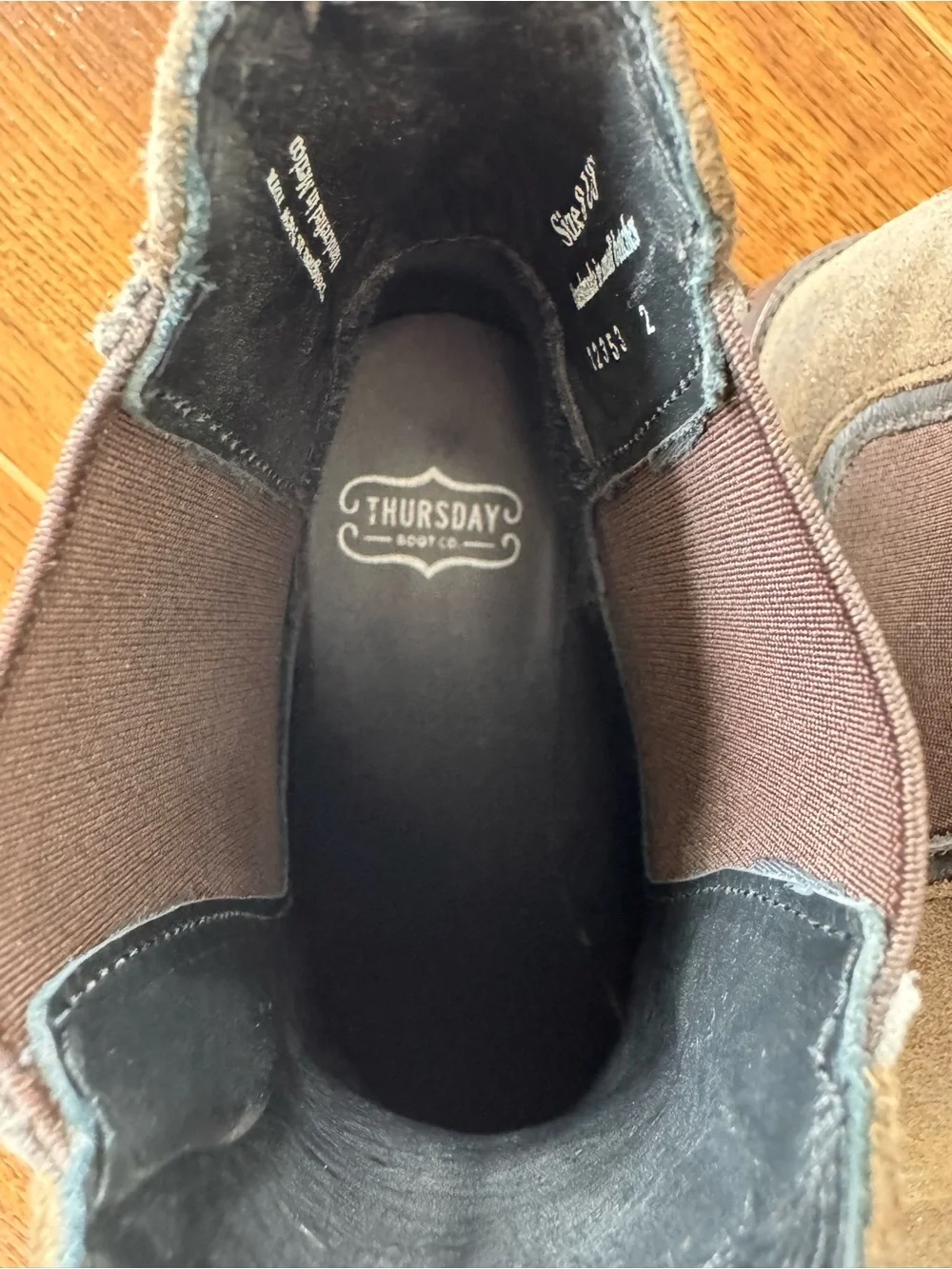 Thursday Boot Company Brown Suede Chelsea Ankle Boots